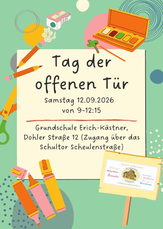 12.09.2026: Tag der offenen Tür